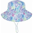thumbnail image 6 of Baby Sun Hat UPF 50+ Wide Brim Bucket Hat - Adjustable Infant Toddler Sun Protection for Beach & Outdoor (Colorful Printed,6-24 Months), 6 of 6