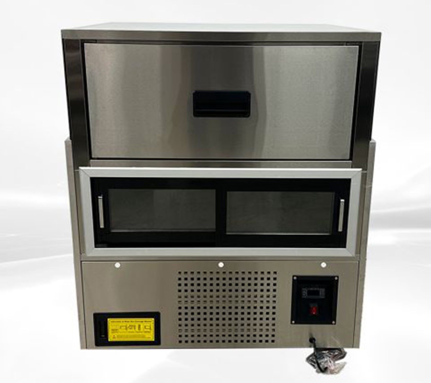 36" Luxury Commercial Refrigerated Bakery Display Case, Cake Showcase Refrigerator with LED Lighting, ETL Certified