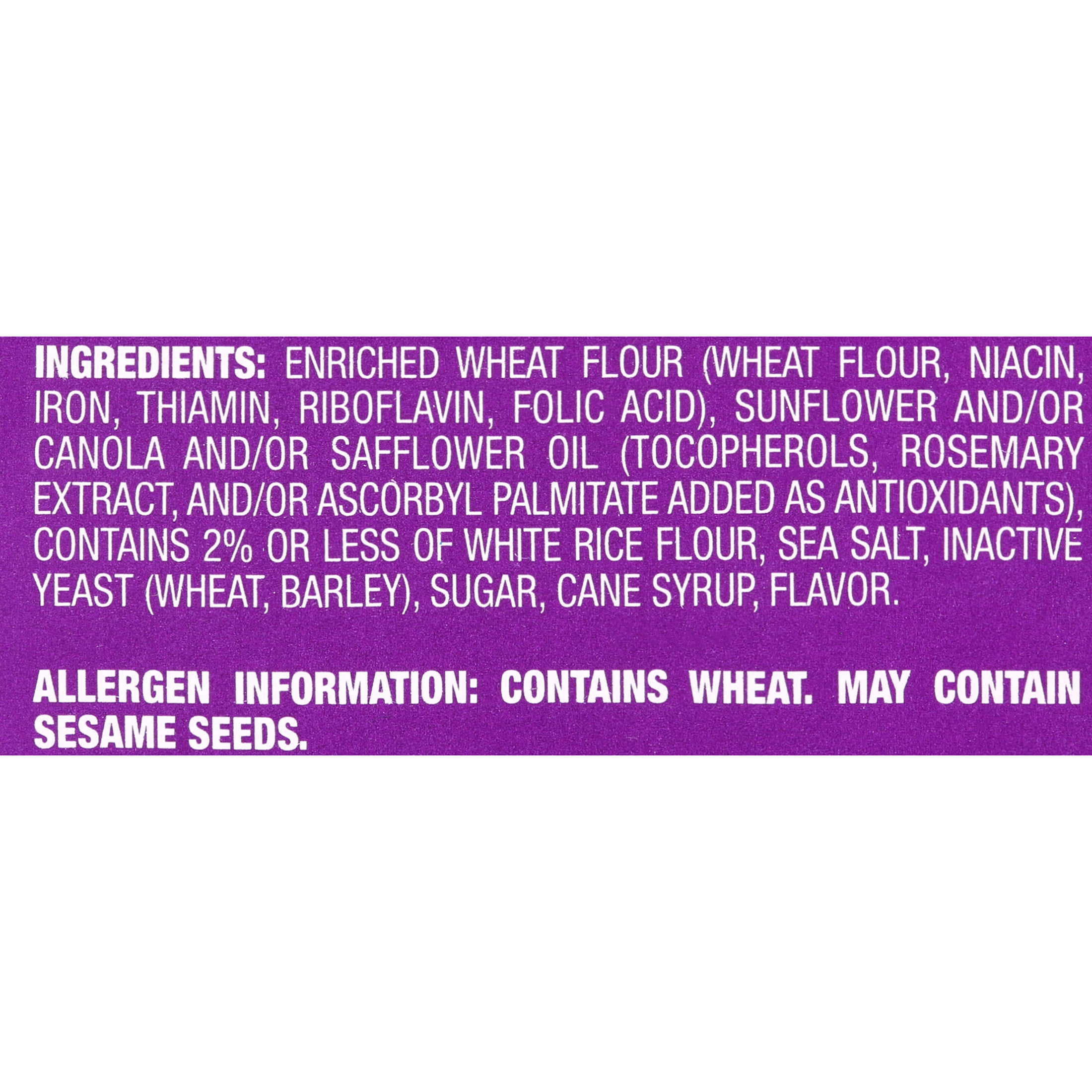 (6 pack) Milton's Gourmet Crackers - Crispy Sea Salt, 6.8oz, Cardboard Box