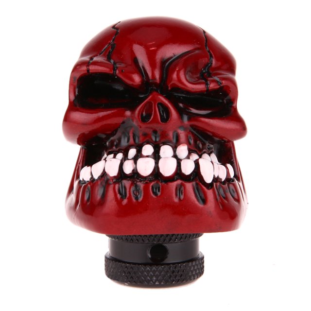 Skull Head Car Gear Shift Knob Modificación Car Interior Accesorio (Rojo) Ehuebsd http://w.neototem.com/image/135586.03/normal/135586.03-3.jpg