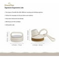 thumbnail image 3 of GrandTies 2 Lids Sports Stainless Steel Water Bottles - Ivory, 3 of 9