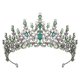 thumbnail image 1 of Corona de tiara de princesa dorada para mujeres y niñas, corona de reina real, tiara de boda para novia, accesorios de cristal para el cabello para quinceañera, desfile de graduación, cumpleaños, 1 of 4
