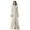 Beige, variant on Artfasion Women Long Hooded Robe Soft Flannel Fleece Full Length Bathrobe Winter Warm Housecoat Shower Nightgown