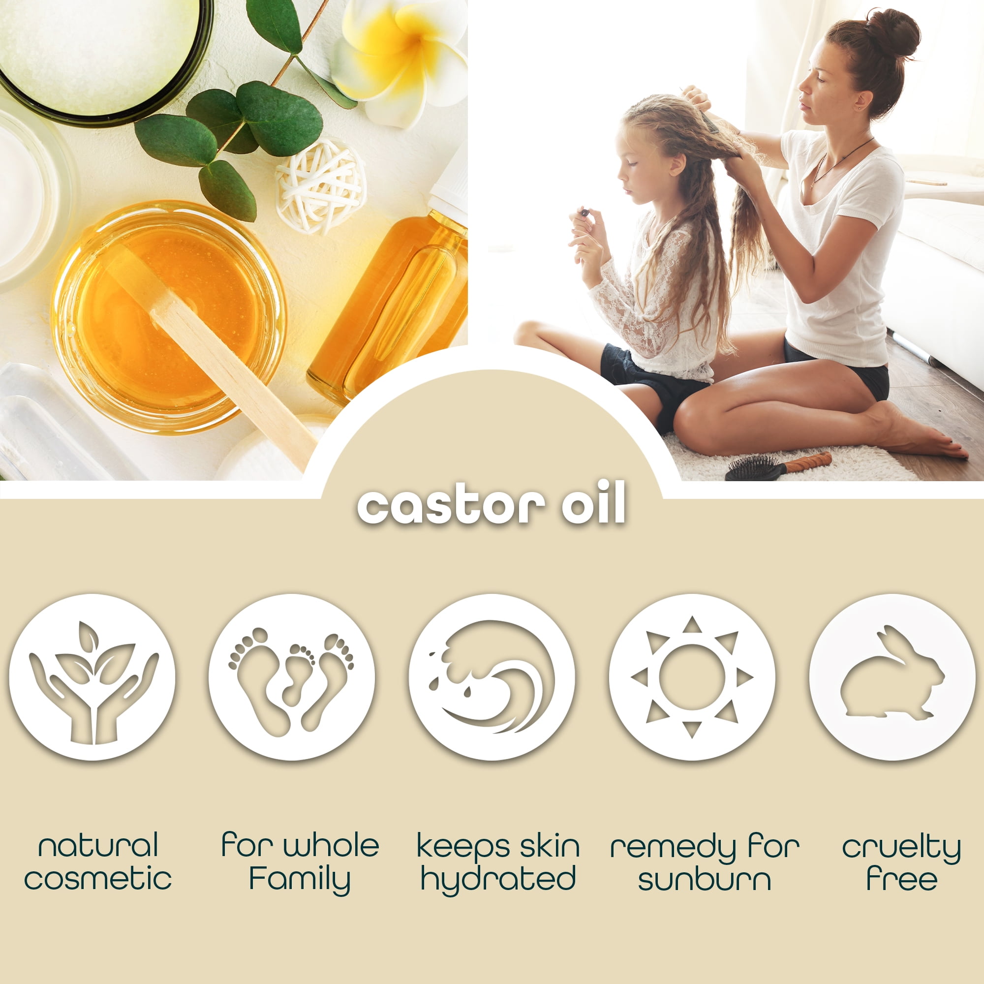 Castor Oil for Face and Body 1 Gallon