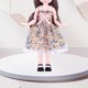 thumbnail image 5 of Conjunto de ropa de muñeca a moda, vestido de muñeca de princesa, traje hecho a mano, ropa de uso diario, trajes para muñeca de 30cm pulgadas, con sombrero CUTICAT vestido de muñeca, 5 of 7