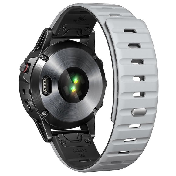 Magnetic Silicone Strap for Garmin Fenix 8 47mm / Fenix E 47mm / Quatix 7 Pro 22mm Quick Release Ban