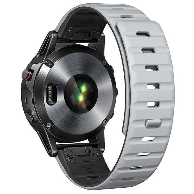 Magnetic Silicone Strap for Garmin Fenix 8 47mm / Fenix E 47mm / Quatix 7 Pro 22mm Quick Release Ban