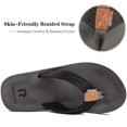 thumbnail image 5 of Needbo Men's Flip Flop EVA Shockproof Beach Thong Sandal Gray Size 10, 5 of 7