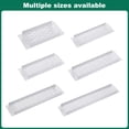 thumbnail image 5 of Uxcell 2Set Air Vent Cover, 16 x 3 Inch Heavy Duty Aluminum Grille Ventilation Cover with 8 Mounting Screws for Cabinet Wardrobe Kitchen Shoe Cabinet, Silver, 5 of 6