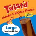 thumbnail image 4 of Purina Busy With Beggin’ Twist’d Cheddar and Hickory Smoke Flavors Large Dog Chew Treats, 36 oz., 4 of 12