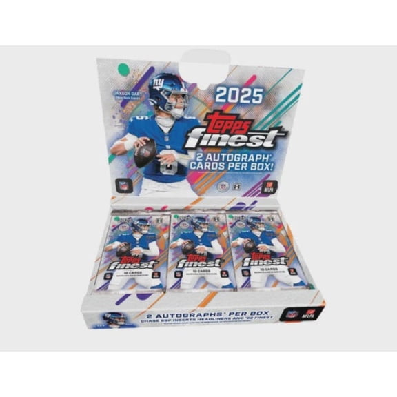 Collectible 2025 Topps Finest Football Hobby Box