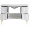 thumbnail image 5 of Meridian Furniture Modernist White Bathroom Vanity, 5 of 14