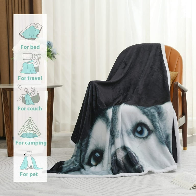 noarlalf heated blanket dog print blanket warm cozy flannel dog throw  blanket for kids and adults plush sausage dog blanket gifts for women electric  blanket - Walmart.com