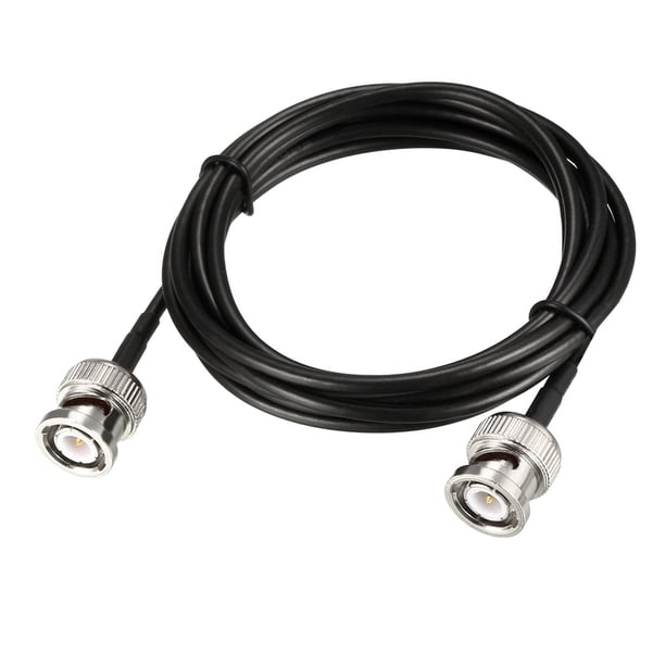 BNC Macho a Macho Unique Bargains Cable Coaxial 50 Ohm 5 Pies RG174