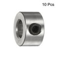 thumbnail image 3 of 10 Packs Set Screw Collars 6mm Bore Stainless Steel Shaft Collars, 12mm OD, 7mm Width, Gear Stopper Wheel Collar, 3 of 5