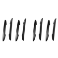 thumbnail image 1 of Car Door Edge Protectors Plastic Door Guard Black 8PCS, 1 of 8