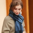 thumbnail image 4 of Moda mujer cómoda cálida invierno otoño manta bufanda moda suave, 4 of 5