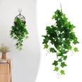thumbnail image 2 of Fake Hanging Plants Vines, Ongmies 1Pc Artificial Potted Plants Vines, Realistic Faux Hanging Pothos with Ivy Vine for Wall Home Office Aesthetic Living Kitchen Bathroom, 2 of 9