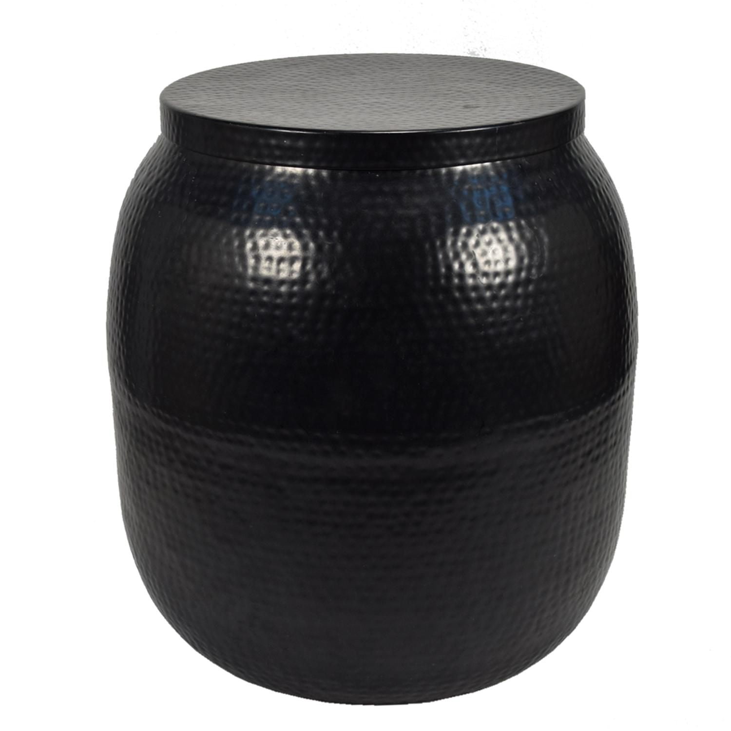 Table d'appoint martelée de hometrends avec rangement