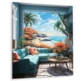 thumbnail image 2 of Designart "Tropical Vibes Beach Photo XXIV" Nautical & Beach Metal Art Living Room, 2 of 5