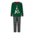 thumbnail image 2 of Miaouyo Family Matching Christmas Pajamas Set Baby Romper/Dog Clothes/Star Snowflake Ball Print Tops and Pants Sleepwear Set, 2 of 10