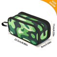 thumbnail image 4 of FORMRS Pencil Case with 3 Compartments Zipper Pouch, Elementary School Level and up, Green Camouflage Pattern, 4 of 8