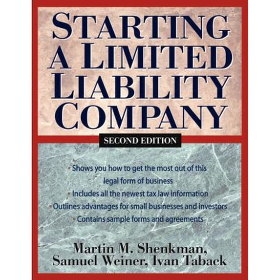 Pre-Owned Starting a Limited Liability Company (Paperback) 0471226645 9780471226642