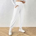 thumbnail image 7 of Lmueinov Leggings with Pockets for Women High Waisted Tummy Control Yoga Pants Elastic Wide Waistband Casual Joggers for Daily Workout Loungewear S-3XL, 7 of 7