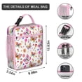 thumbnail image 3 of Reusable Small Lunch Box – Colorful Butterfly & Floral Design,Portable Food Container for Work, School, Picnic, Travel, 3 of 6