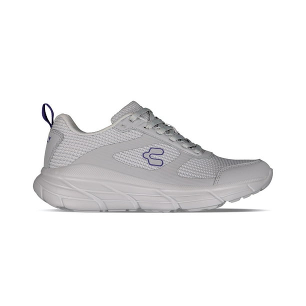 Tenis Charly Relax Walking Mujer Clasico gris 23.5