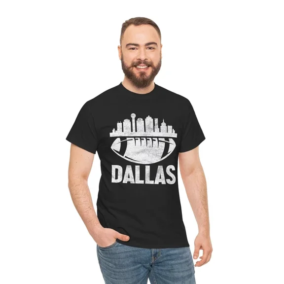 Hot Trending T-Shirt With Dallas T-Shirt S-5Xl - Football Tee For Scoring Fans & Touchdown Lovers