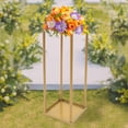 thumbnail image 6 of 4Pcs Flower Floor Stand Metal Column Flower Stand Flower Arrangement For Wedding Party Dinner Centerpiece, 6 of 8