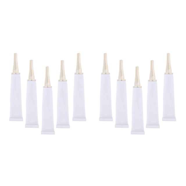 10x botella de tubo vacío muestra de maquillaje frascos de limpieza f crema loción para los ojos limpiador Sunnimix Tubo de cosméticos vacío