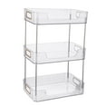 thumbnail image 2 of Abbracc Spice Rack Organizer Large Capacity Tray Makeup Shelf Organizer Vanity Organizer White 3 layers, 2 of 9