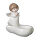 thumbnail image 4 of Estatua de ángel té titular de velas decoración de escritorio escultura de cerámica versátil para centros de mesa de mesa de bodas decorativas Estilo B, 4 of 8