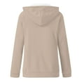 thumbnail image 3 of Fall Winter Savings Clearance 2024! TAGOLD Womens Fall Winter Coat Jacket, Winter Cardigan for Womens, Women Print Round-Neck Long Sleeve Loosen Single Sweatshirt Tops Pullover Blouse, 3 of 4