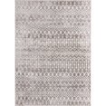thumbnail image 1 of Unique Loom Bohemian Trellis Tribal Area Rug 9' x 12' Rectangular Gray/Ivory, 1 of 2