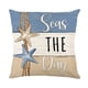 thumbnail image 1 of Fundas de almohada con temática marina y estampado de vieiras | Fundas de cojín suaves y transpirables para sofá, cama o asiento de ventana., 1 of 2