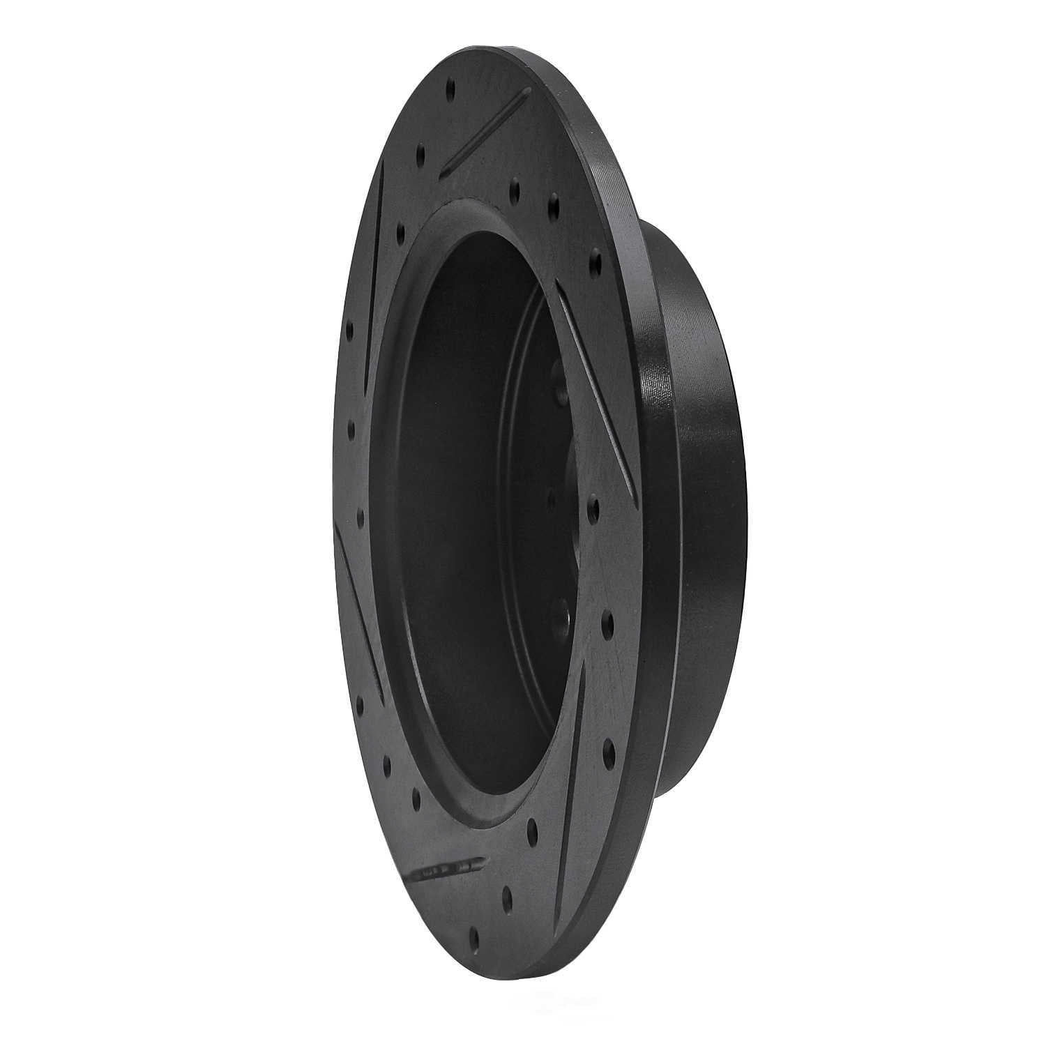 Dynamic Friction Company 633-59031R DFC Brake Rotor - Drilled And Slotted - Black