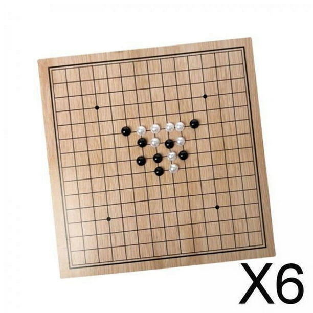 Juego Weiqi en miniatura a Escala 1:12 Baoblaze 6 piezas