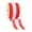 Red/White, variant on LaRibbons 2 1/2" Wired Ribbon | Red/White Flag Stripe | 10 Yard Roll