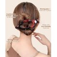 thumbnail image 3 of Zabufoli French Concord Hair Clips Claw - 6Pcs Side Slid Flat Hair Clips for Volume Strong Hold No Slip Grip Hair Claw Clips for Women Girls Thick Thin Hair Tortoiseshell, 3 of 10