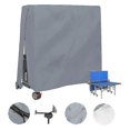 thumbnail image 3 of Outdoor Waterproof And Dustproof Table Tennis Table Cover Table Tennis Table Cover 165x70x185cm Green-, 3 of 4