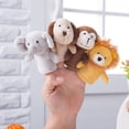 thumbnail image 5 of Marionetas de mano de animales para bebés, juguetes de peluche para niños, rompecabezas, cerdito, rana, cachorro, león, mono, oso, pato, elefante, marioneta de dedo, 5 of 5