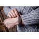 thumbnail image 5 of Pulsera Serasar de piel auténtica para hombre, 17 cm, con caja de regalo, color marrón, 5 of 9