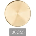 thumbnail image 2 of Nvzi Gold Round Storage Trays, Stainless Steel Metal Presentation Plates, Decorative Storage Organizer Serving Tray for Jewelry/Cosmetic/Kitchen Tableware,, 2 of 4