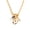 JDN0312205, variant on Women's Classic-Style 18K Gold-Plated Stainless Steel Drip-Painted Rhinestone Tennis Necklace, Elegant & Sporty