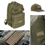 Bluyellow Subdued American Flag Embroidered Tactical Patches