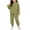 Green, variant on WAVSUF Girls Fall Fleece Sets 2 Piece, Long Sleeve Zipper Sweatshirts and Joggers Winter Warm Casual Outfits Pink 7-8
