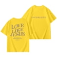 thumbnail image 6 of JAJAHO Girls Short Sleeve T Shirt Summer Oversized Tee Casual Letter Print Crew Neck Baggy Streetwear Shirts For Kids 3-14Y Trendy Tops, 6 of 8